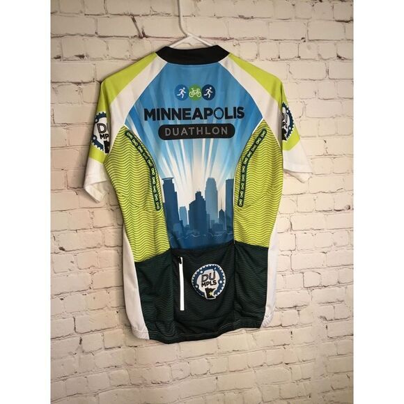 Team Orto Cycling Jersey Mens Small MN DUATLON Full Zip Racing(727#) - Picture 4 of 6